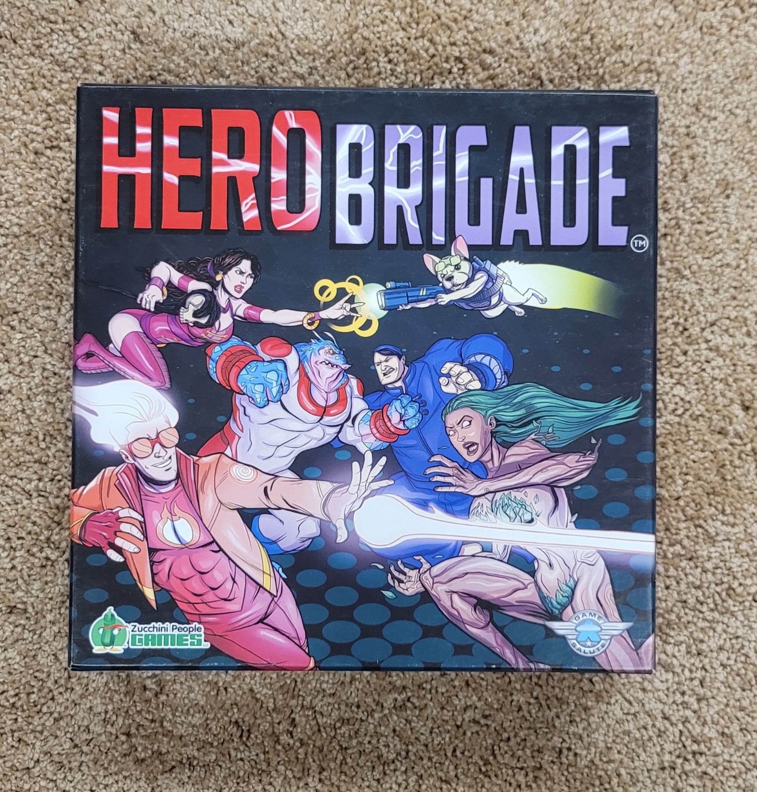 Hero Brigade Kickstarter Ed (Zucchini People Game) - New Open Box
