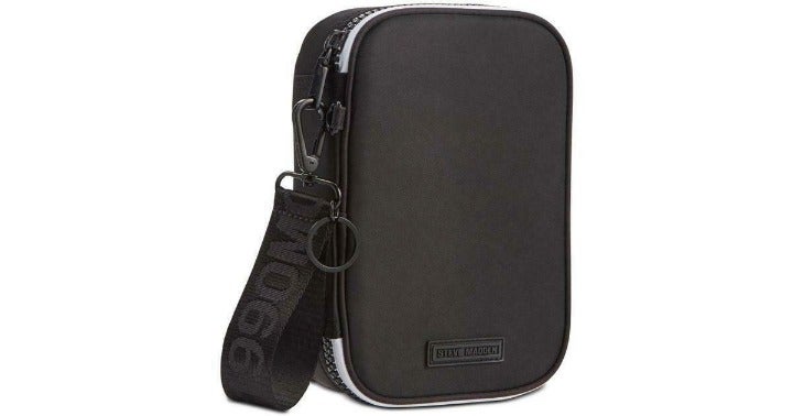 Steve Madden Black Nylon Pencil Case