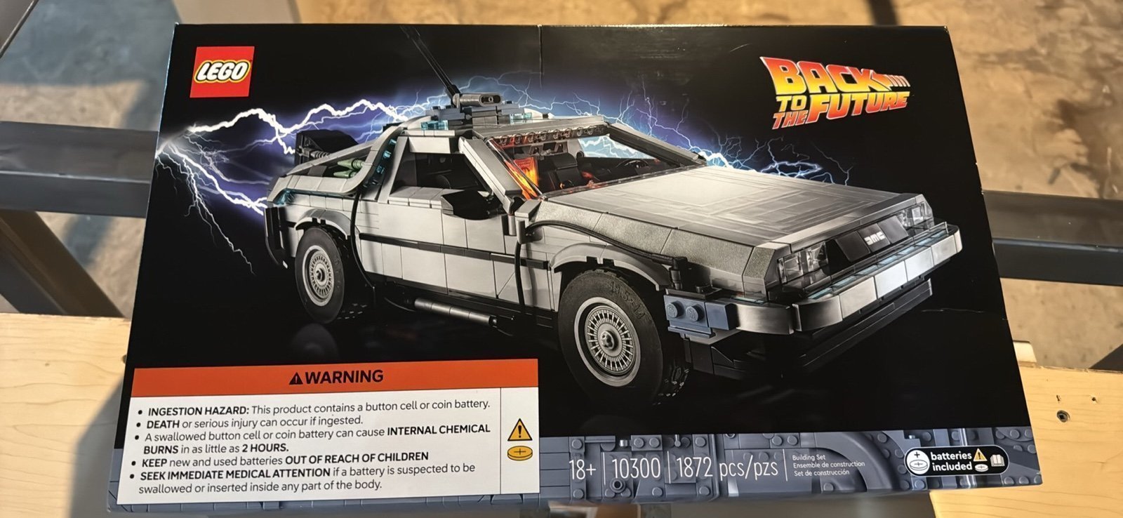 LEGO Icons Back to the Future Time Machine 10300 sealed new in the box