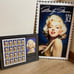 Marilyn Monroe USA 32 Cent Stamp Metal Sign & Legends Marilyn Monroe Stamps 1995