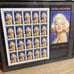 Marilyn Monroe USA 32 Cent Stamp Metal Sign & Legends Marilyn Monroe Stamps 1995