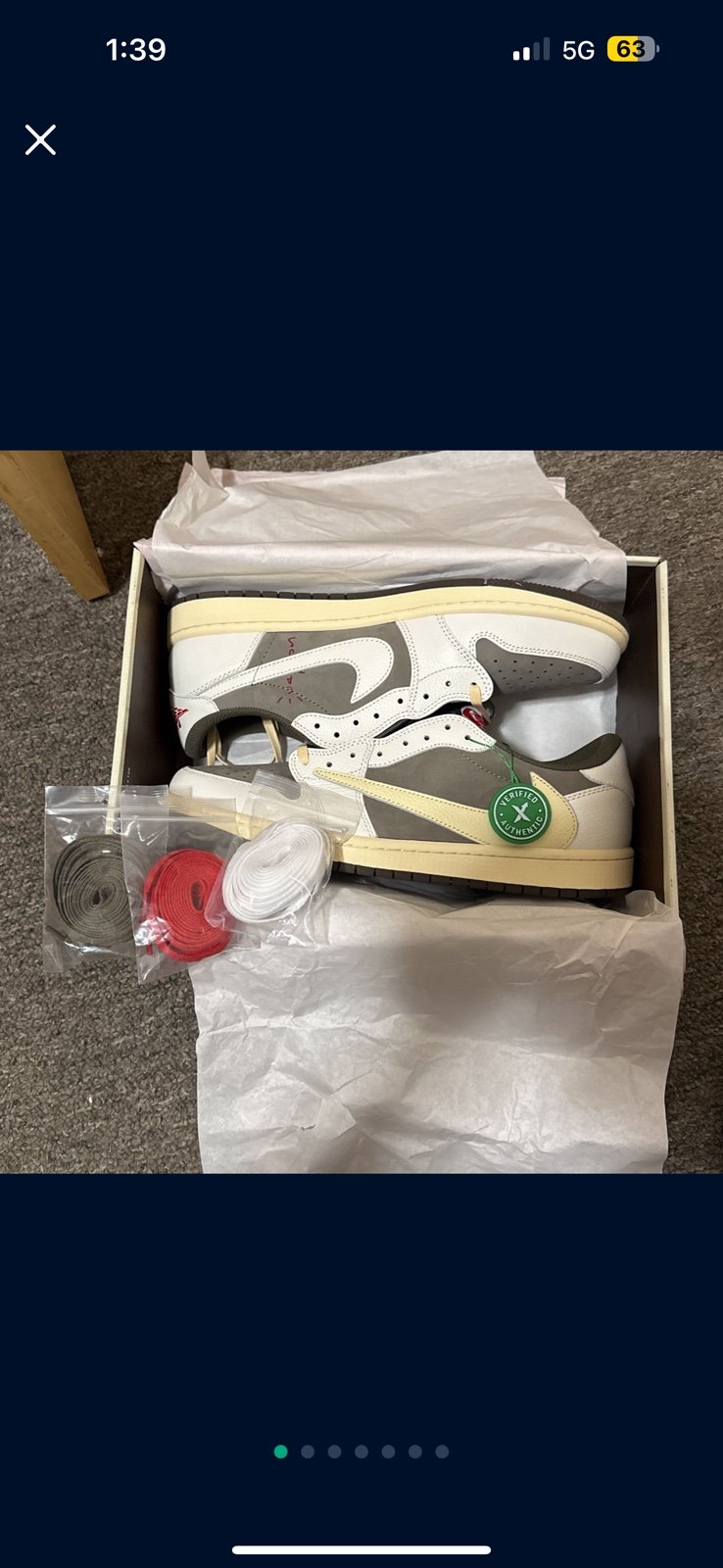 travis scott Jordan 1 low reverse mocha
