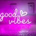 Good Vibes Neon Signs for Wall Decor, Good Vibes Neon Lights Sign, 16 xx8