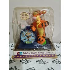 Vintage Tigger Talking Alarm Clock Disney Fantasma 8.5 Winnie The Pooh Sealed