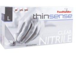 Foodhandler Thinsense Clear Gloves Large