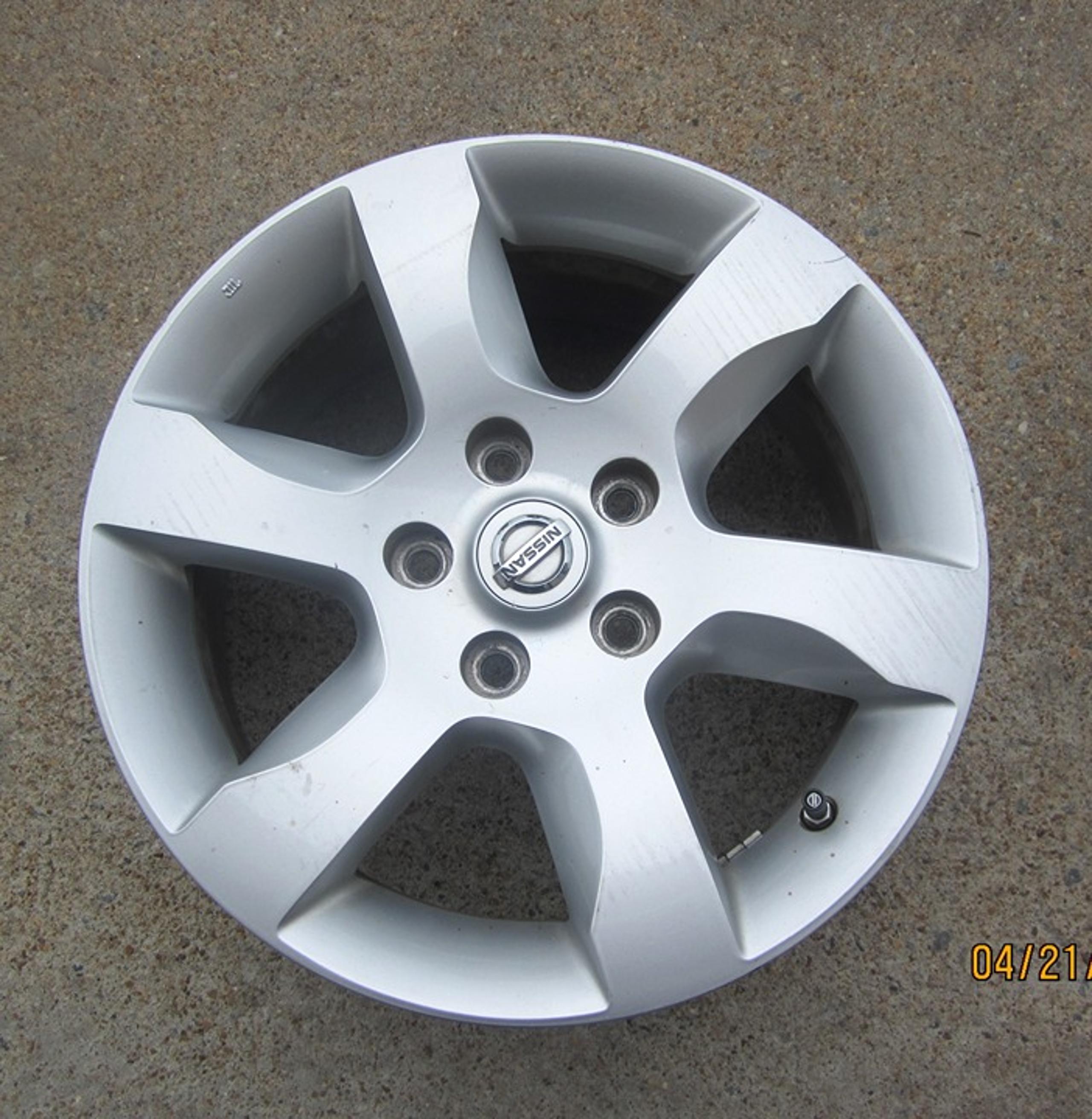 16" 2007 08 09 Nissan Altima 6 spoke Alloy Wheel Rim - Custom Accessories