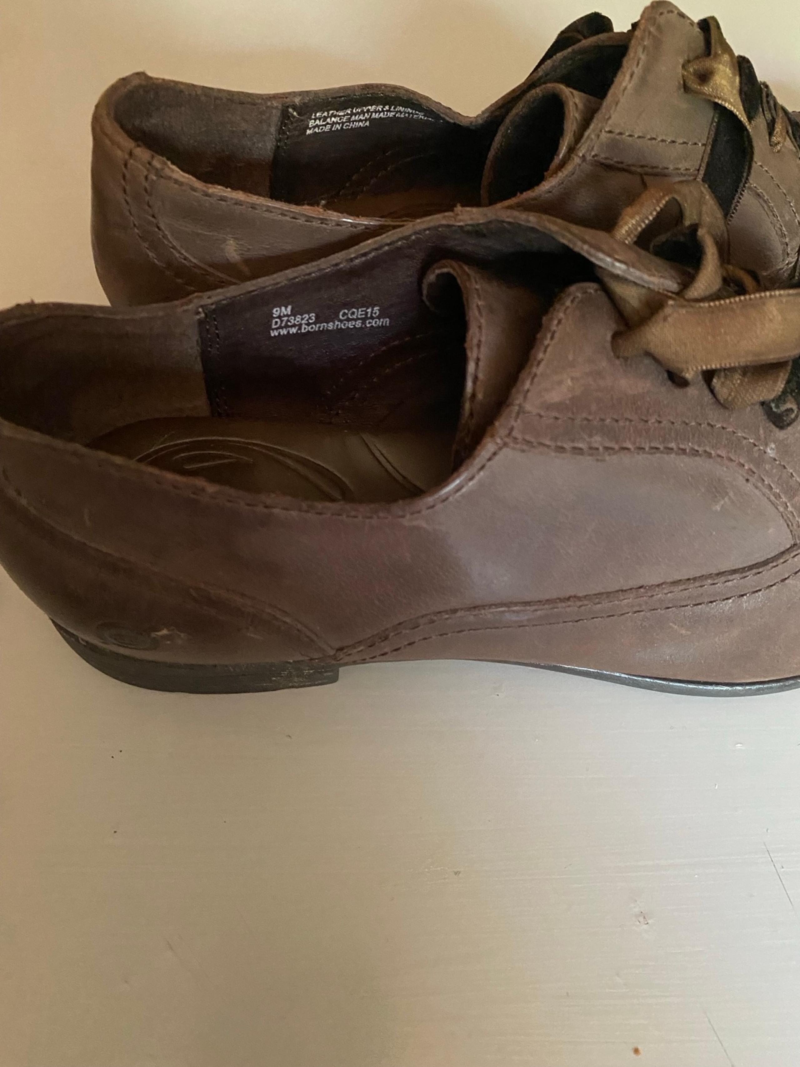 Born leather Oxford shoes