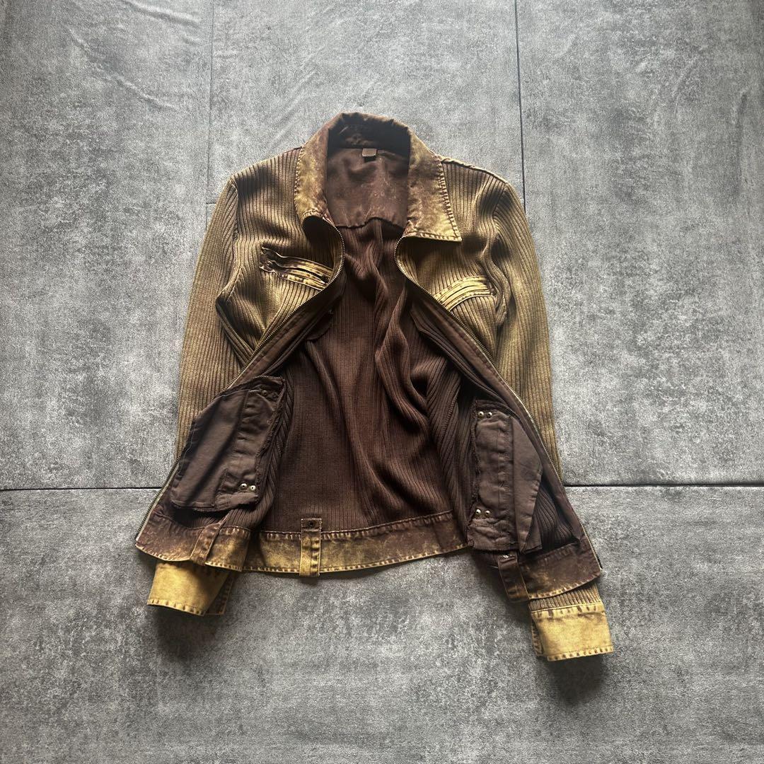 【ラッピング無料】 grunge Archive fade Crewneck knit drivers damage トップス
