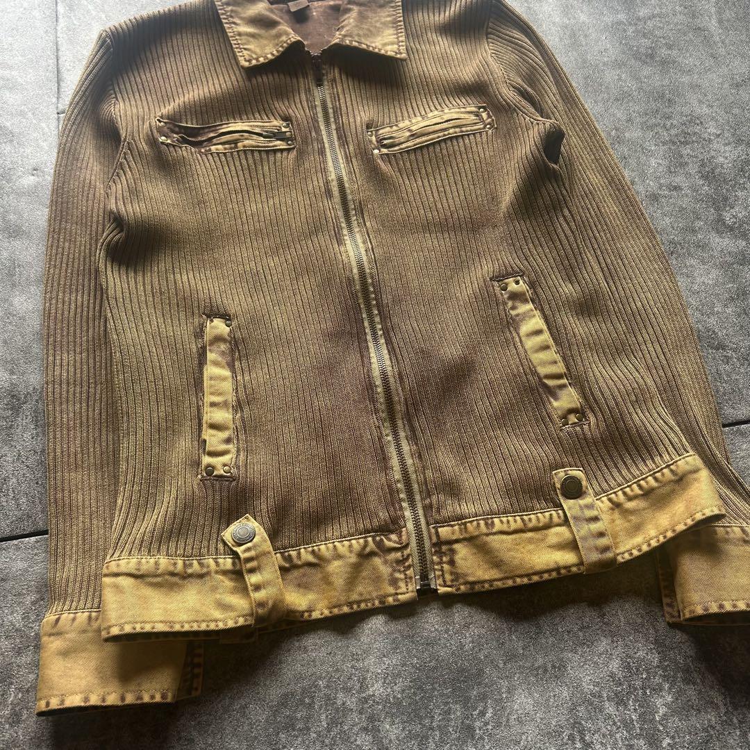 中華のおせち贈り物 Archive Crewneck knit drivers damage fade grunge トップス