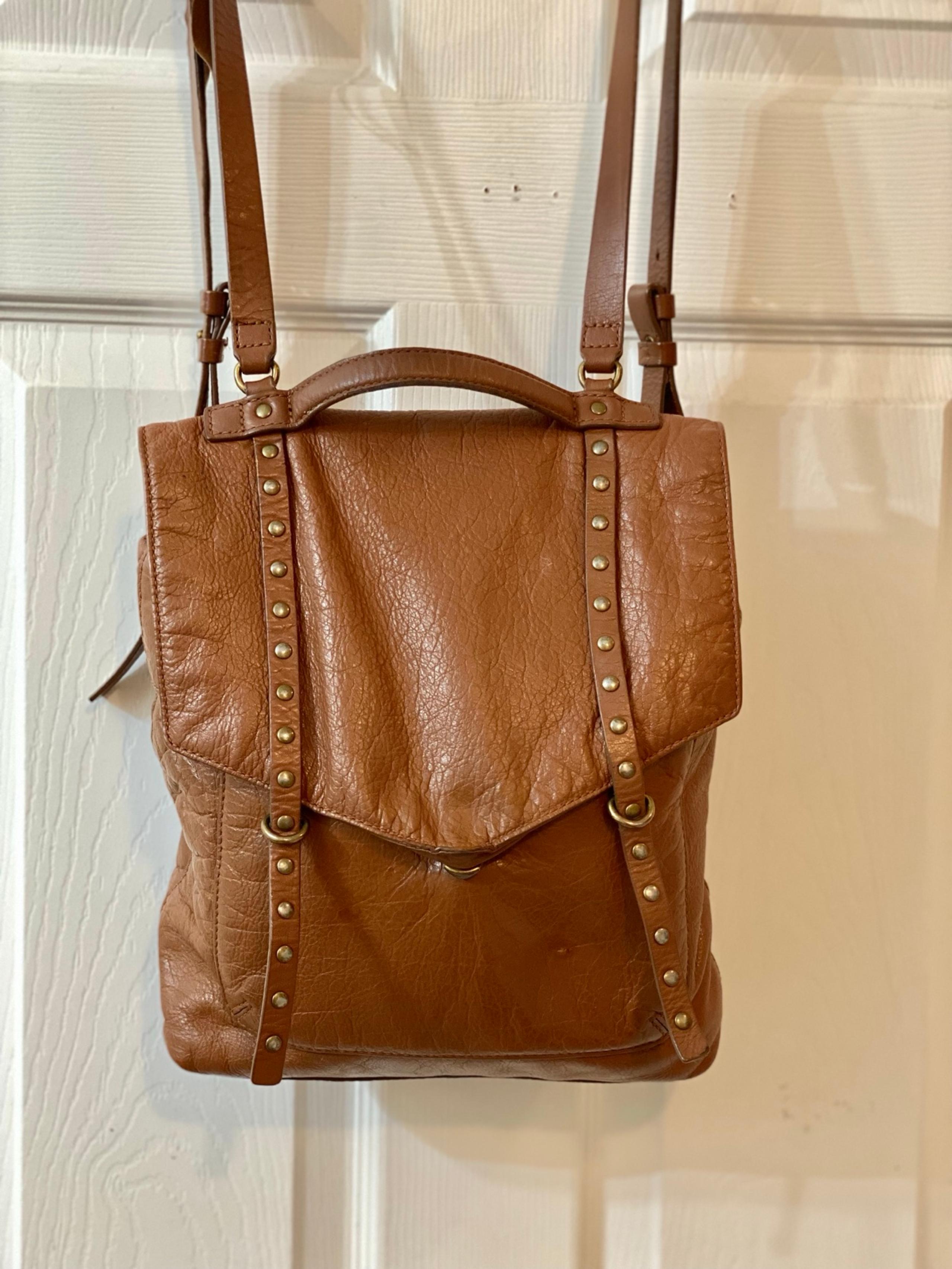 LUCKY BRAND women’s leather backpack in great condition 13 by 12 inches leather