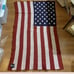 Vintage Faribault Mills Wool Western Patriotic Blanket Thick Made In USA. 40x60
