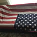 Vintage Faribault Mills Wool Western Patriotic Blanket Thick Made In USA. 40x60