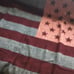 Vintage Faribault Mills Wool Western Patriotic Blanket Thick Made In USA. 40x60