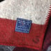 Vintage Faribault Mills Wool Western Patriotic Blanket Thick Made In USA. 40x60