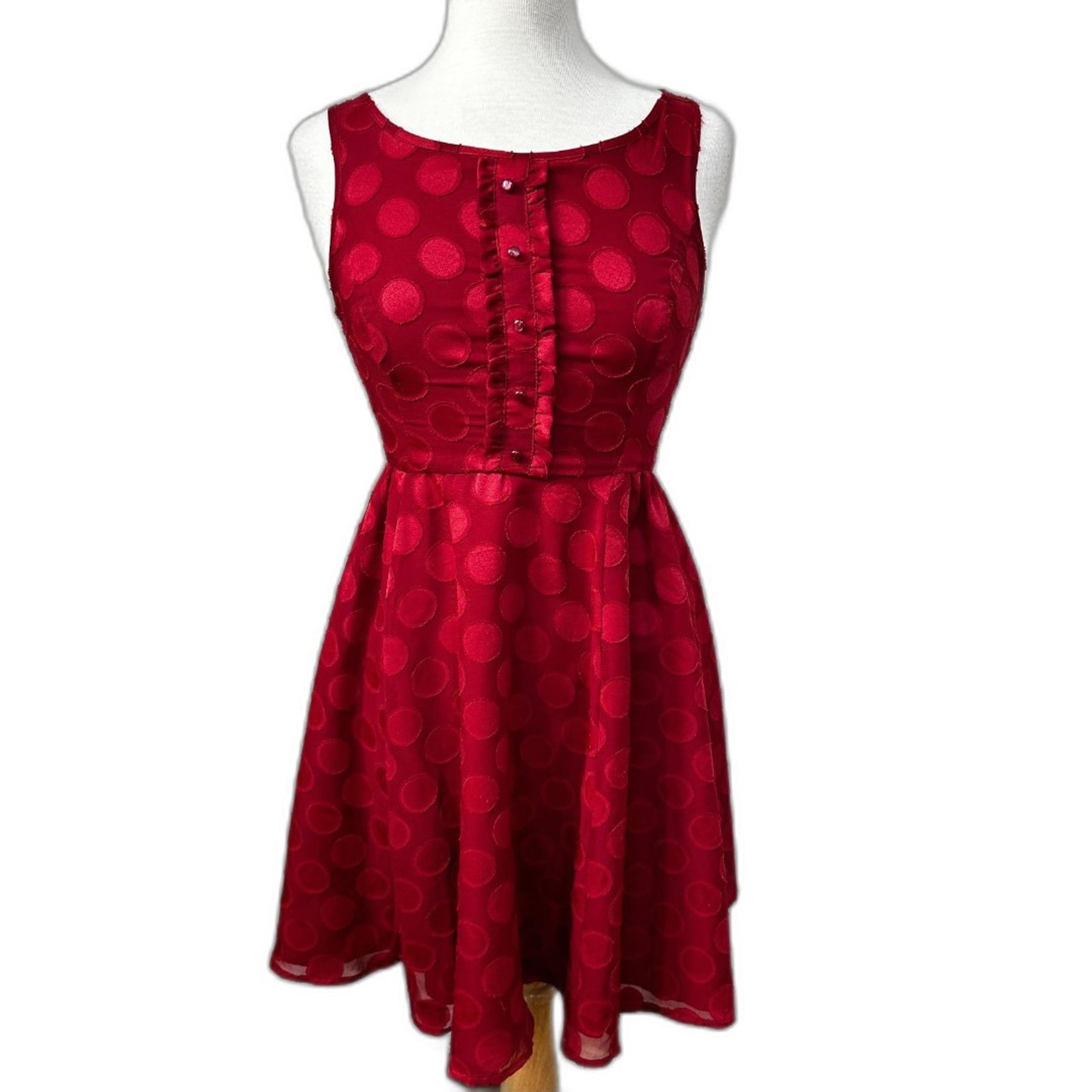 Disney by Lauren Conrad Cherry Red Minnie Mouse Mini Dress - Women 2