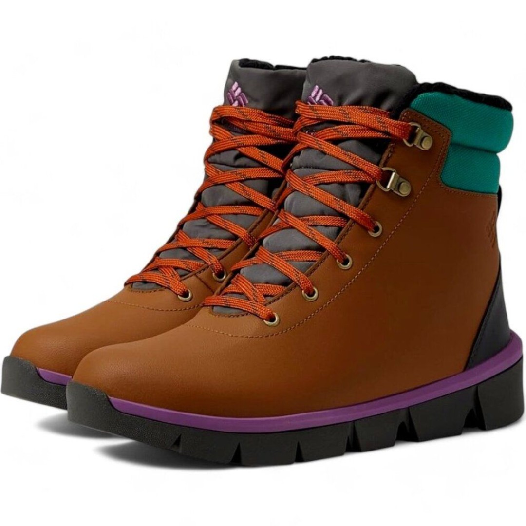 Columbia Women's Keetley™ Size 12 Light Brown/Dark Lavender Snow Hiking Boot