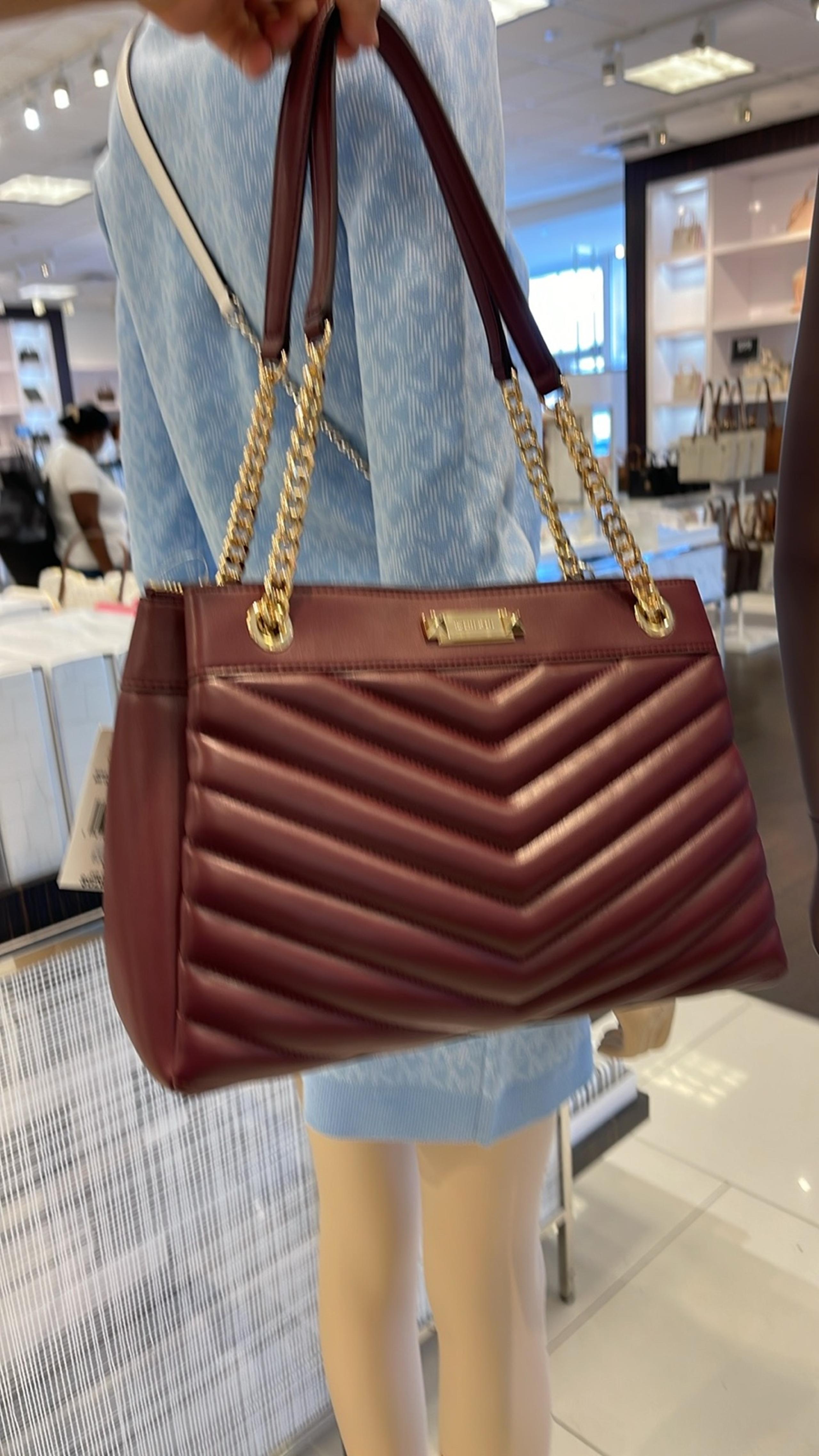 Michael Kors Whitney Women Ladies Medium Tote Shoulder Handbag Bag Purse Oxblood