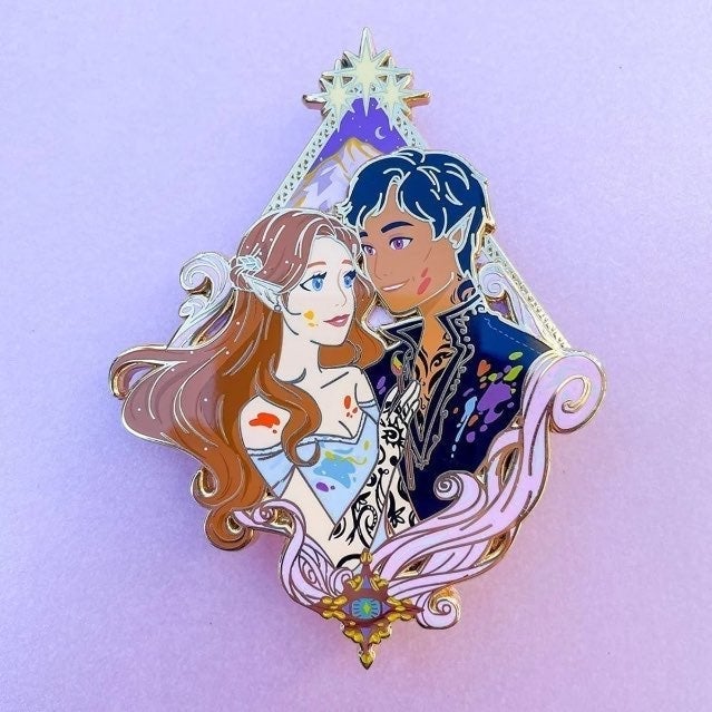 High Lord and Lady Blissfully Bookish Limited Edition Fantasy Pin