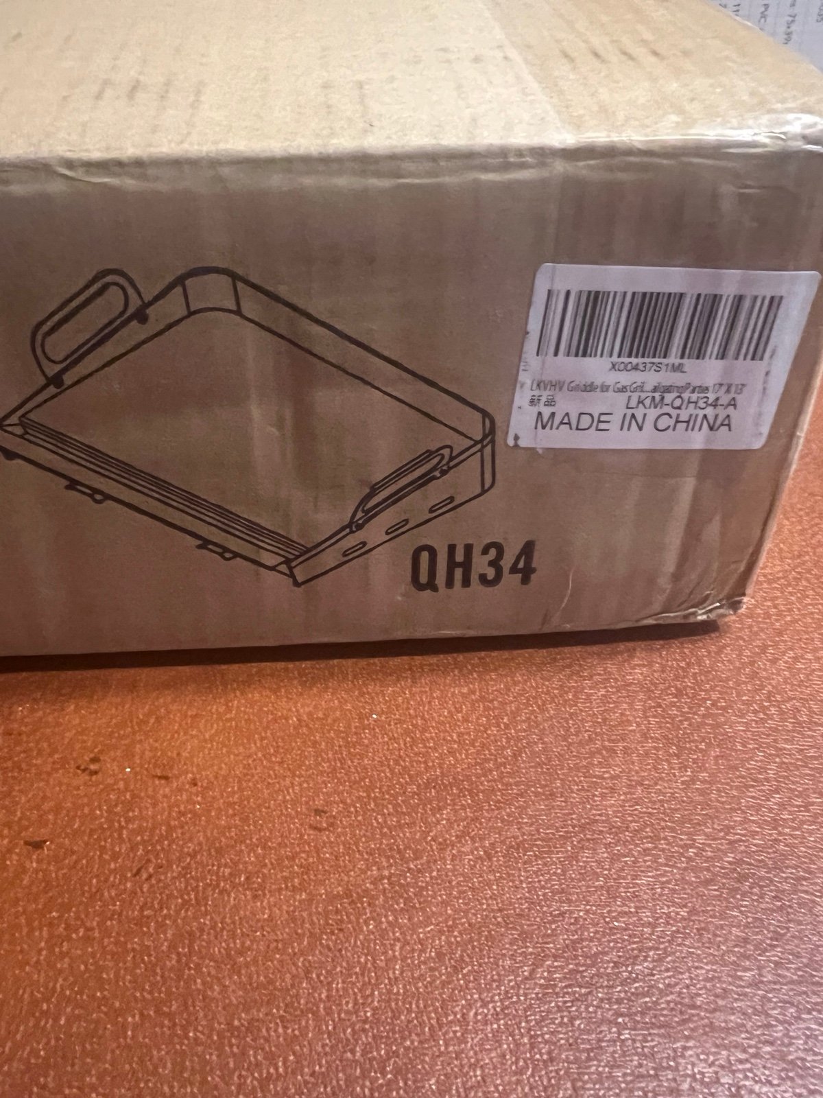 Griddle for gas grill