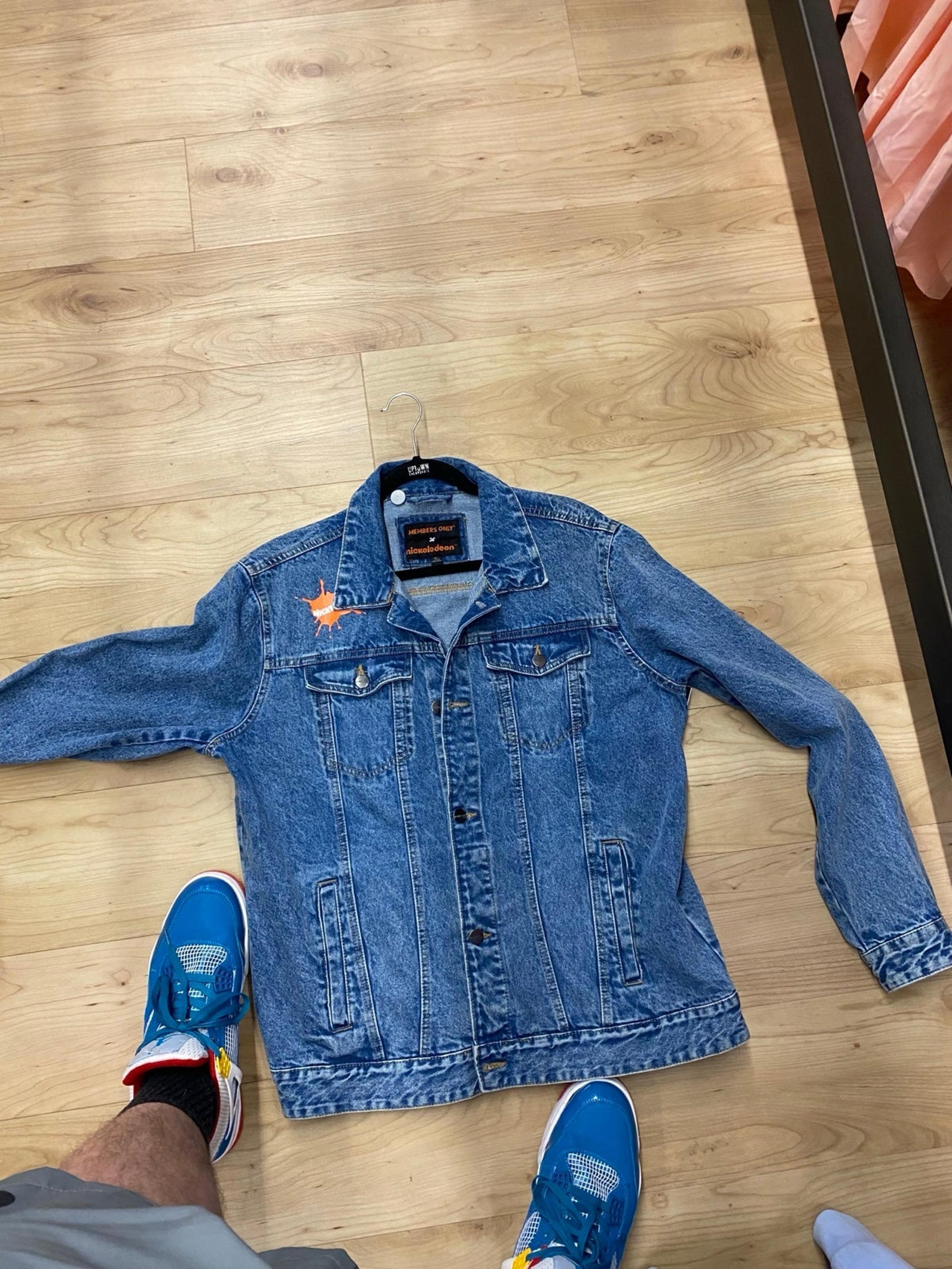 Members only x Nickelodeon denim Jacket