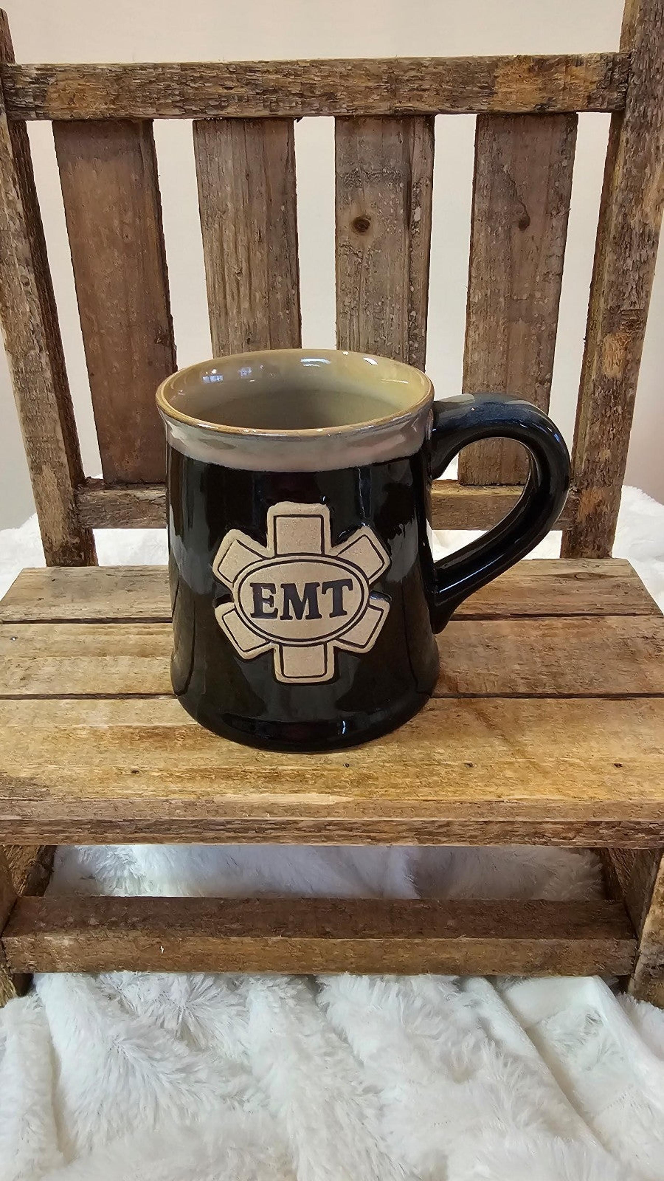 EMT Message Sign Mug ~Ambulance First Responders