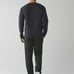 Lululemon | Chamber Long Sleeve Sweatshirt Heathered Black mens