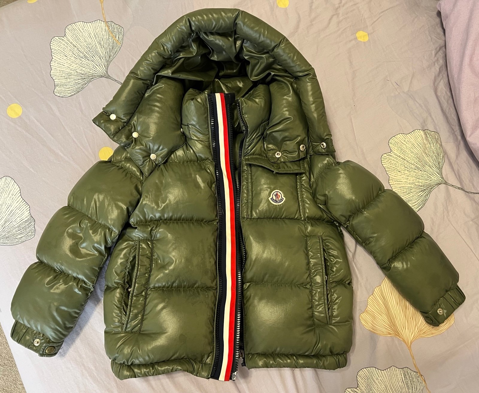 Moncler down jacket for boys, normal signs of wear. Size6, 115cm