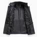 Men's Stand Collar Wool Blend Pea Coats With Removable Inner Collar