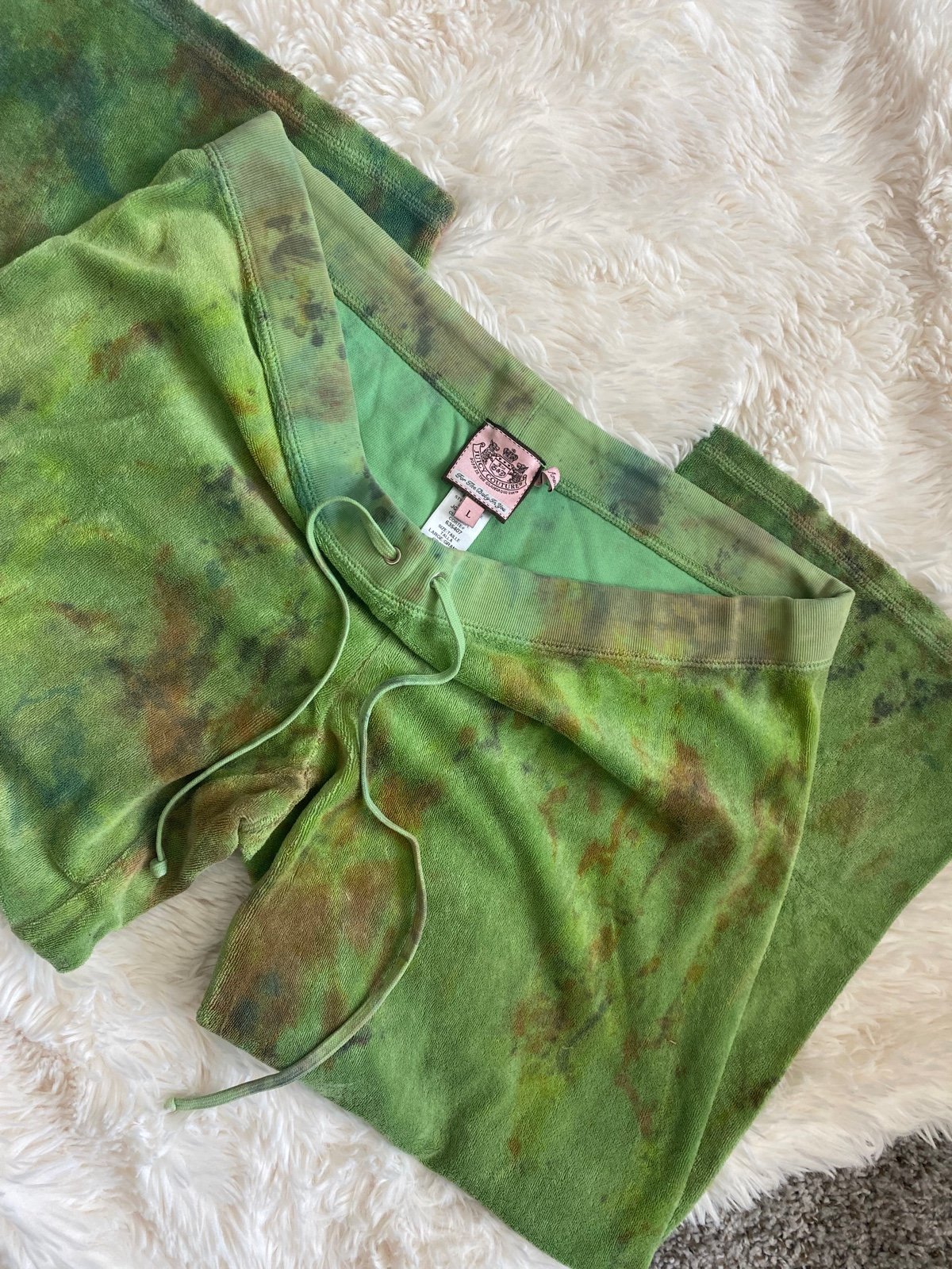 Juicy Couture Tye Dye Wide Leg Flare Apparel