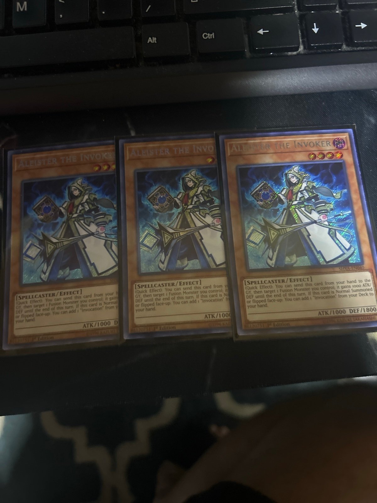 Yugioh aleister the invoker x3