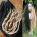 Knotty Long black honey blonde locs