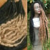 Knotty Long black honey blonde locs