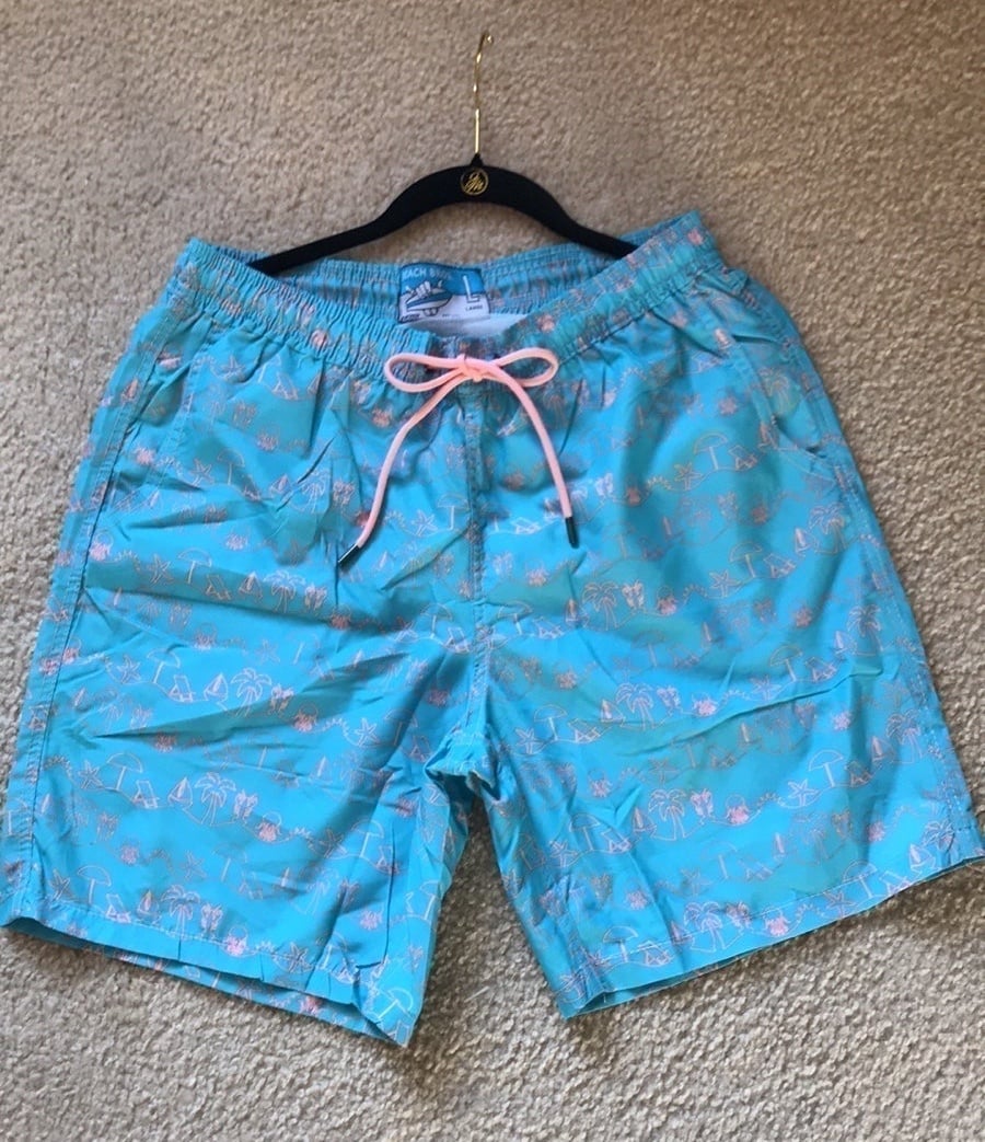 Beach Bros Mens Tropical Surf/BeachweSize:L/34. Quick~Dry. New, Good Quality
