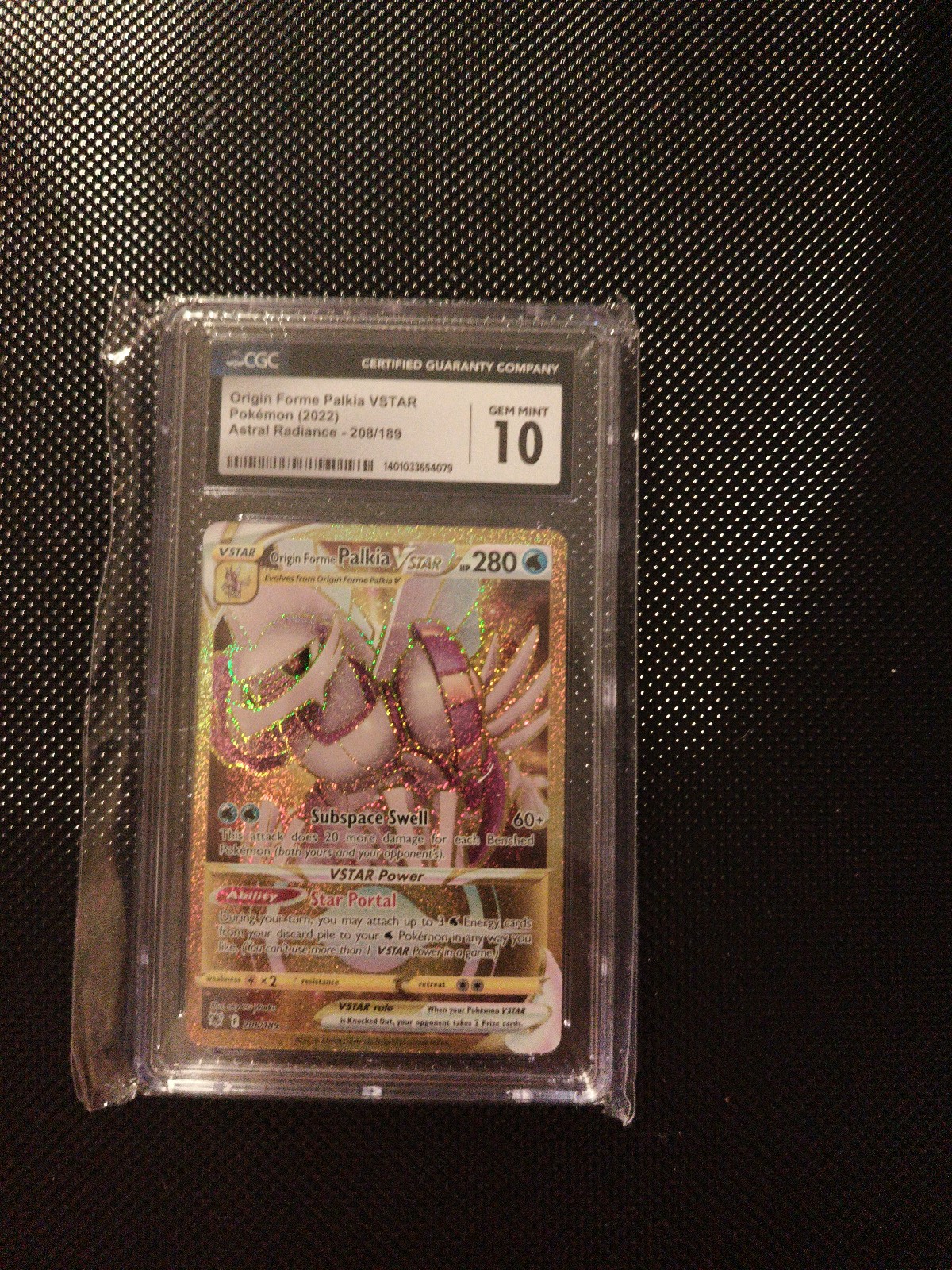 Cgc 10 origin forme Palkia vstar astral radiance