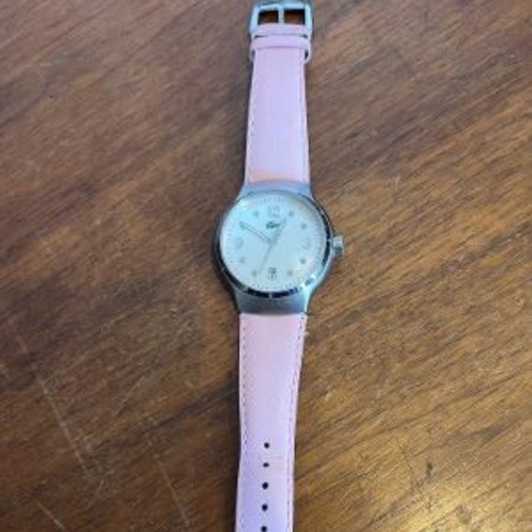 Lacoste MOP pink band watch