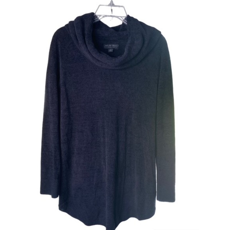 Barefoot Dreams Cozychic Ultra Lite Cowl Neck Tunic Sz Small EUC