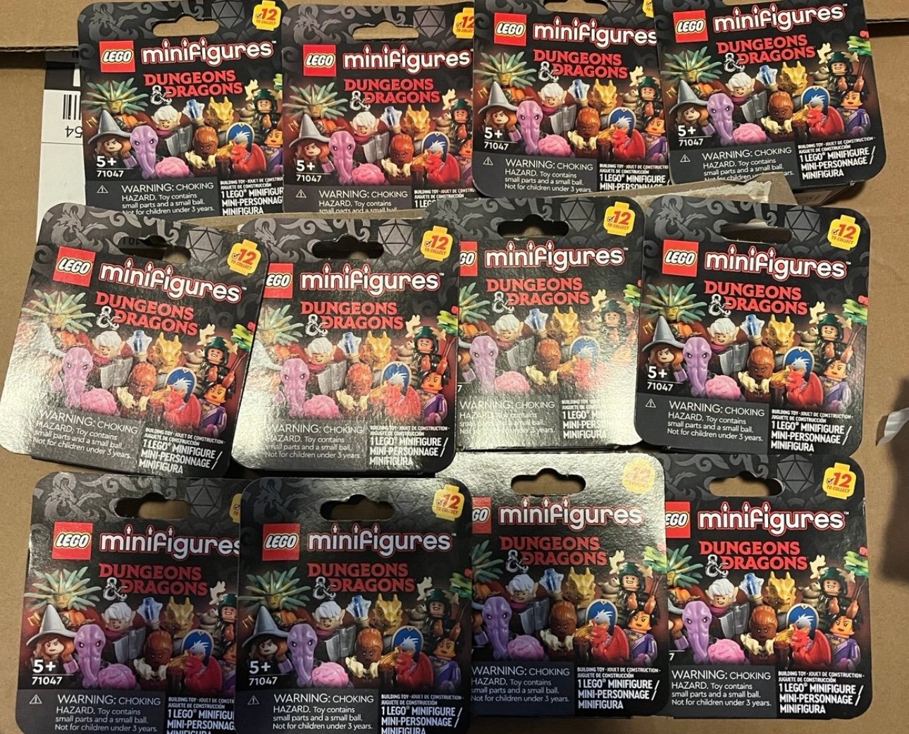 Set of 12 dungeons and dragons series minifigures boxes NEW