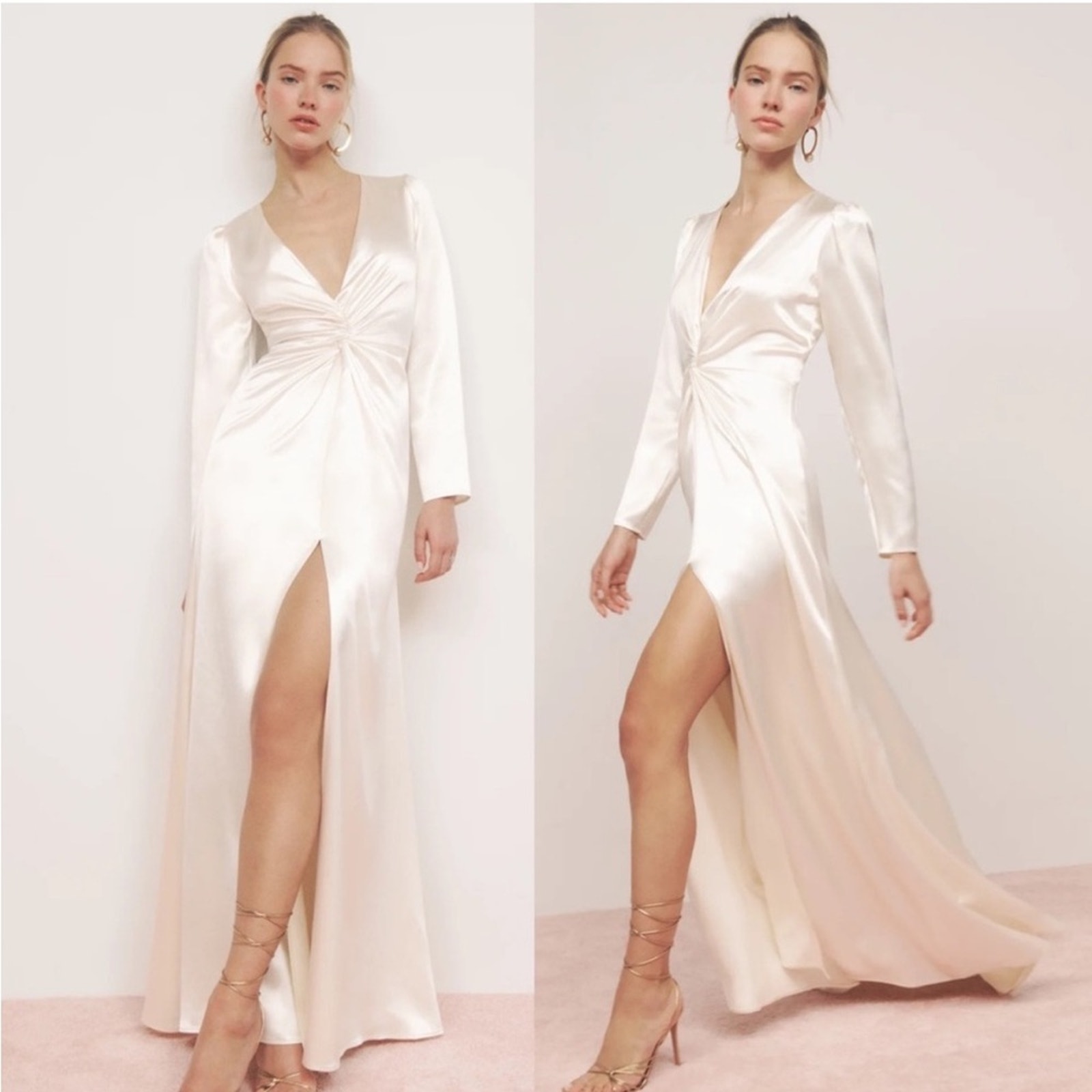 Reformation Delphi Silk Dress