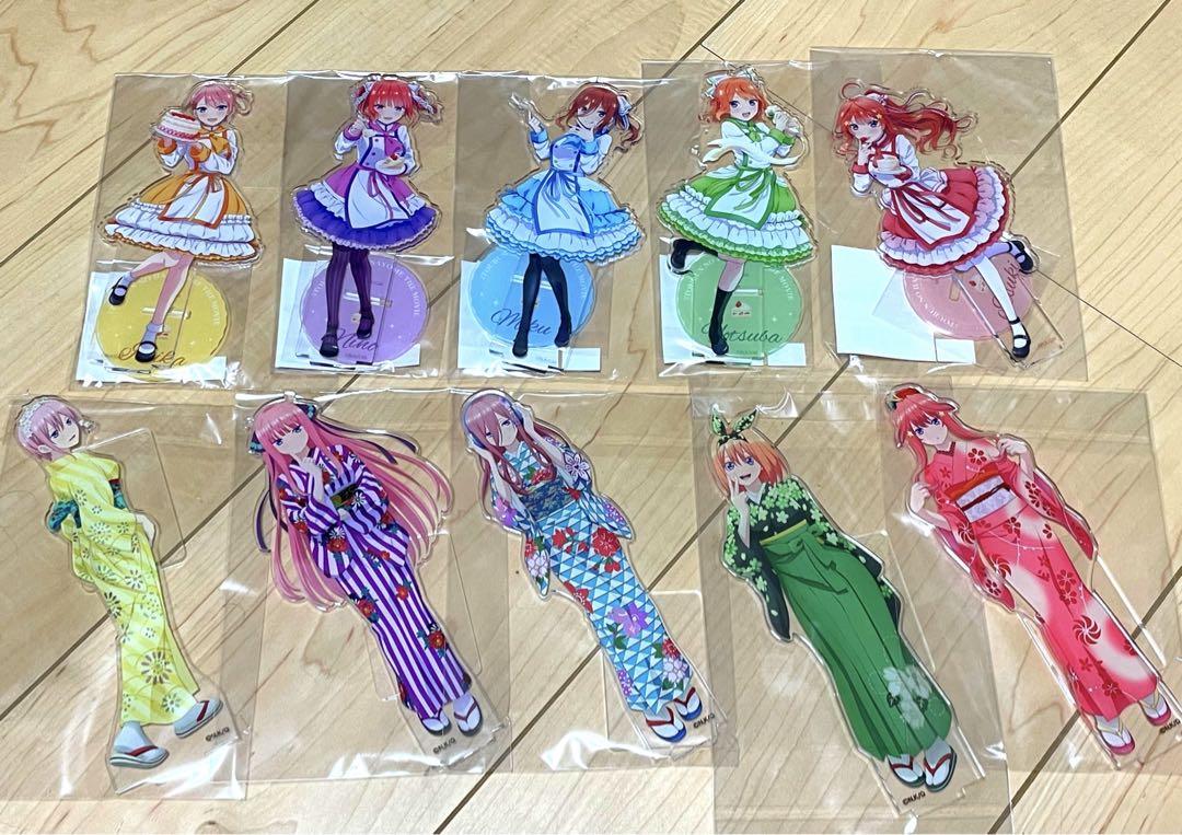 The Quintessential Quintuplets Acrylic Stand Set 3