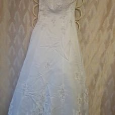 white formal dress