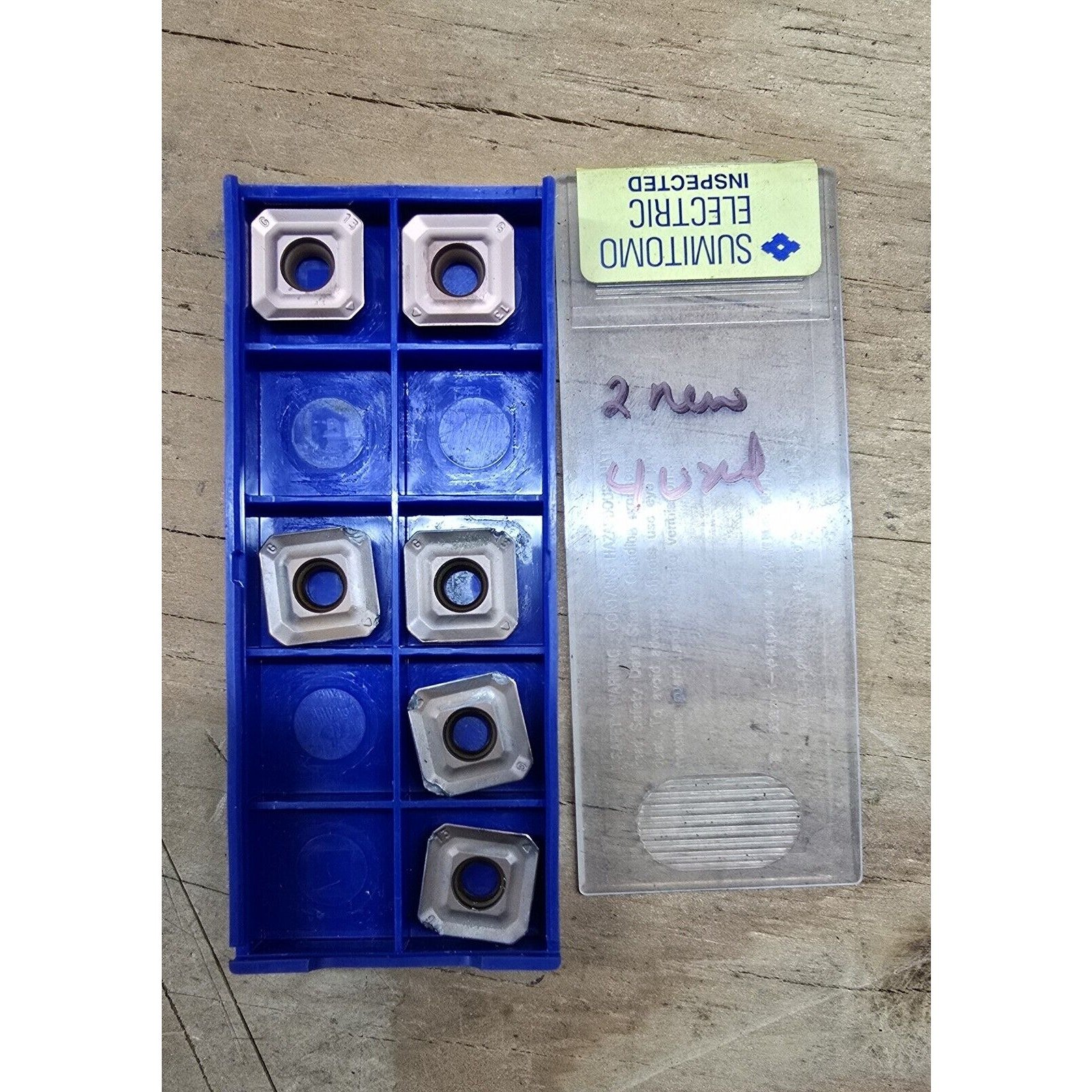 2 New 4 Used Sumitomo SEMT 13T3AGSN-G 05999 ACZ330 Grade Carbide Inserts