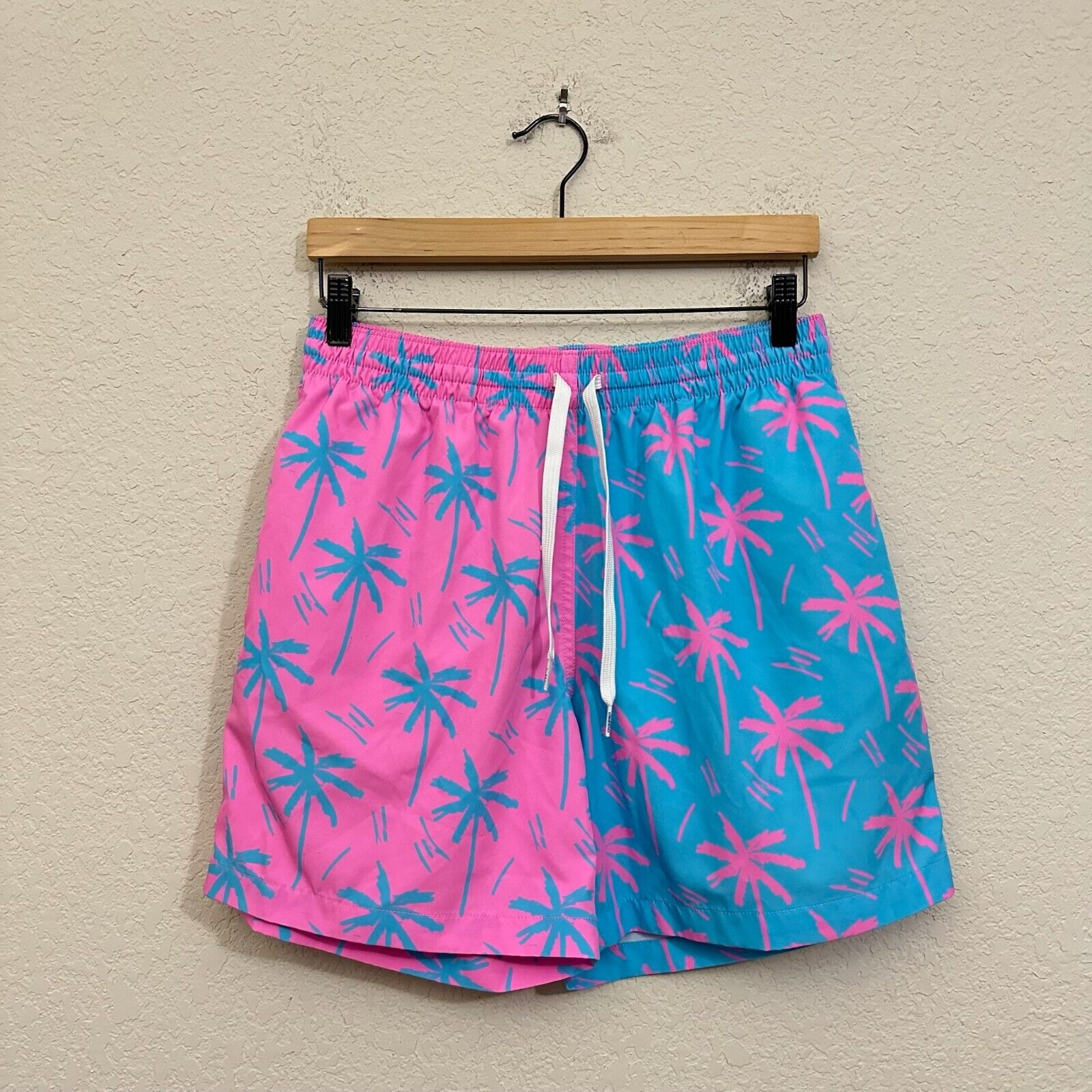 CHUBBIES The Prince of Prints Classic Swim Trunks 5.5 Palm Tree Beach NWOT