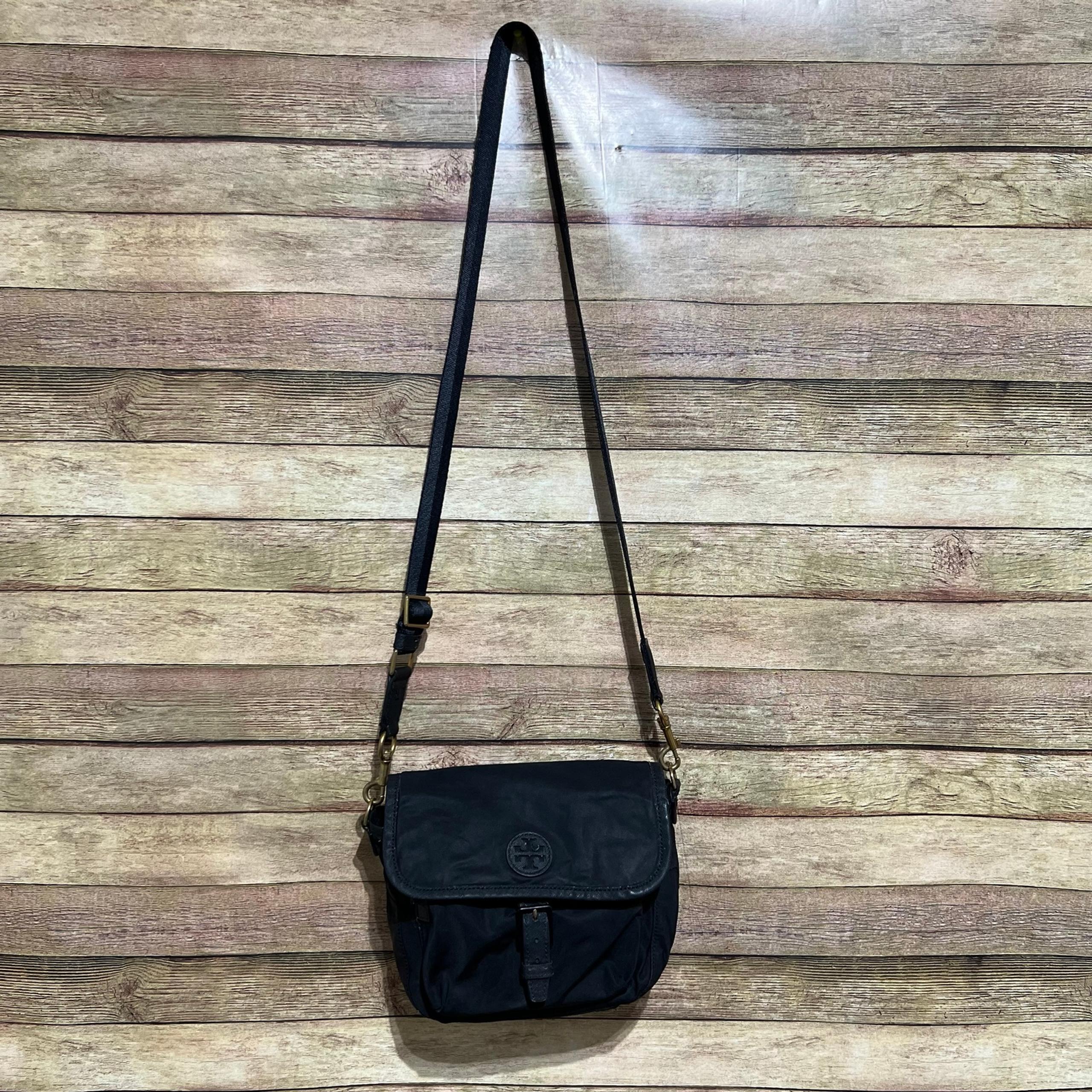 Tory Burch Black Nylon Perry Crossbody