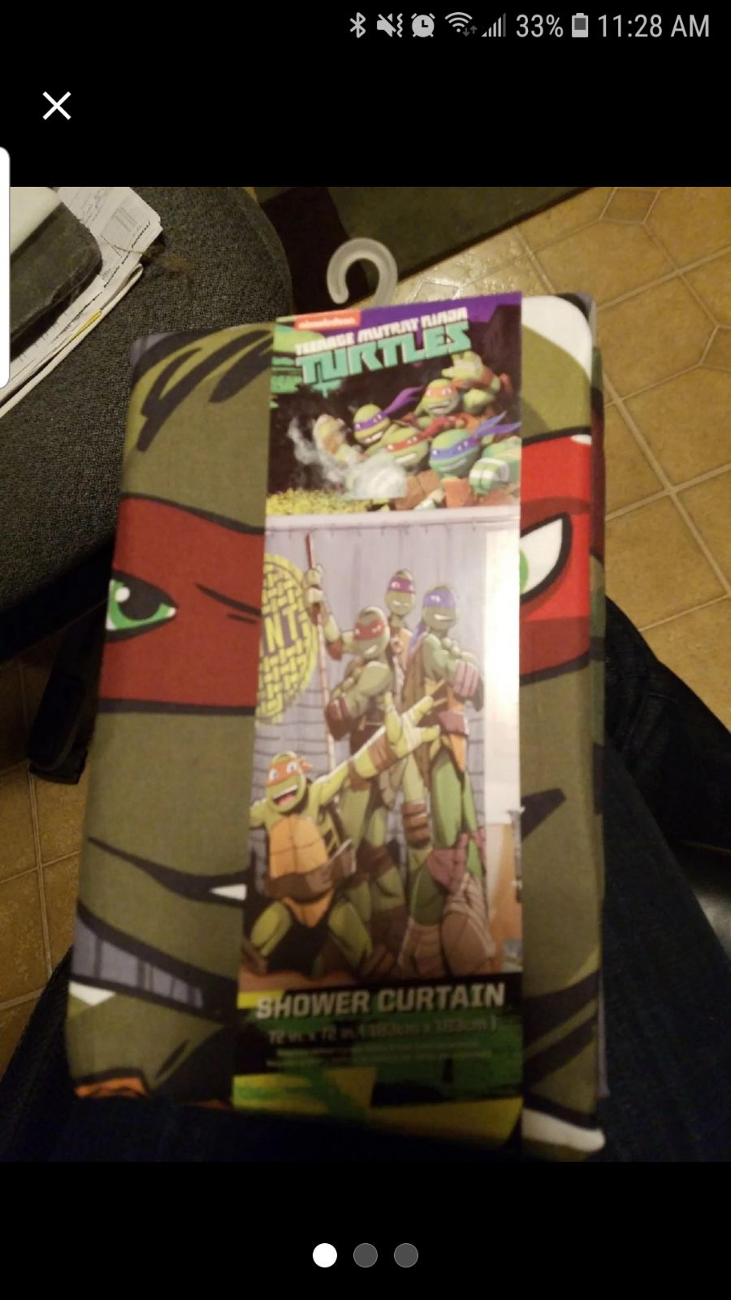 ninja turtles shower curtain