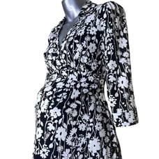 Motherhood Maternity Black and White Dress