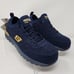 Skechers Work Shoes Womens 7.5 Blue Bulkin Balran Composite Toe Knit Sneakers