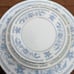Royal Gallery Japan Set of 5 piece dining set blue flowers plates saucer cup