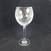 Set of 2 Pier 1 Eliza Crystal Water Goblet Etched Leaves 8 3/8 inches tall