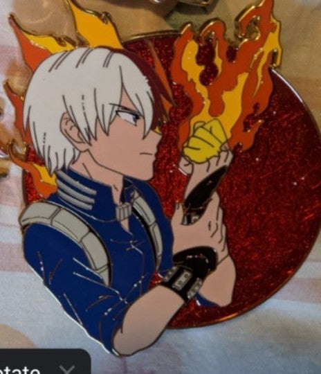My Hero Academia Todoroki Shoto profile pin