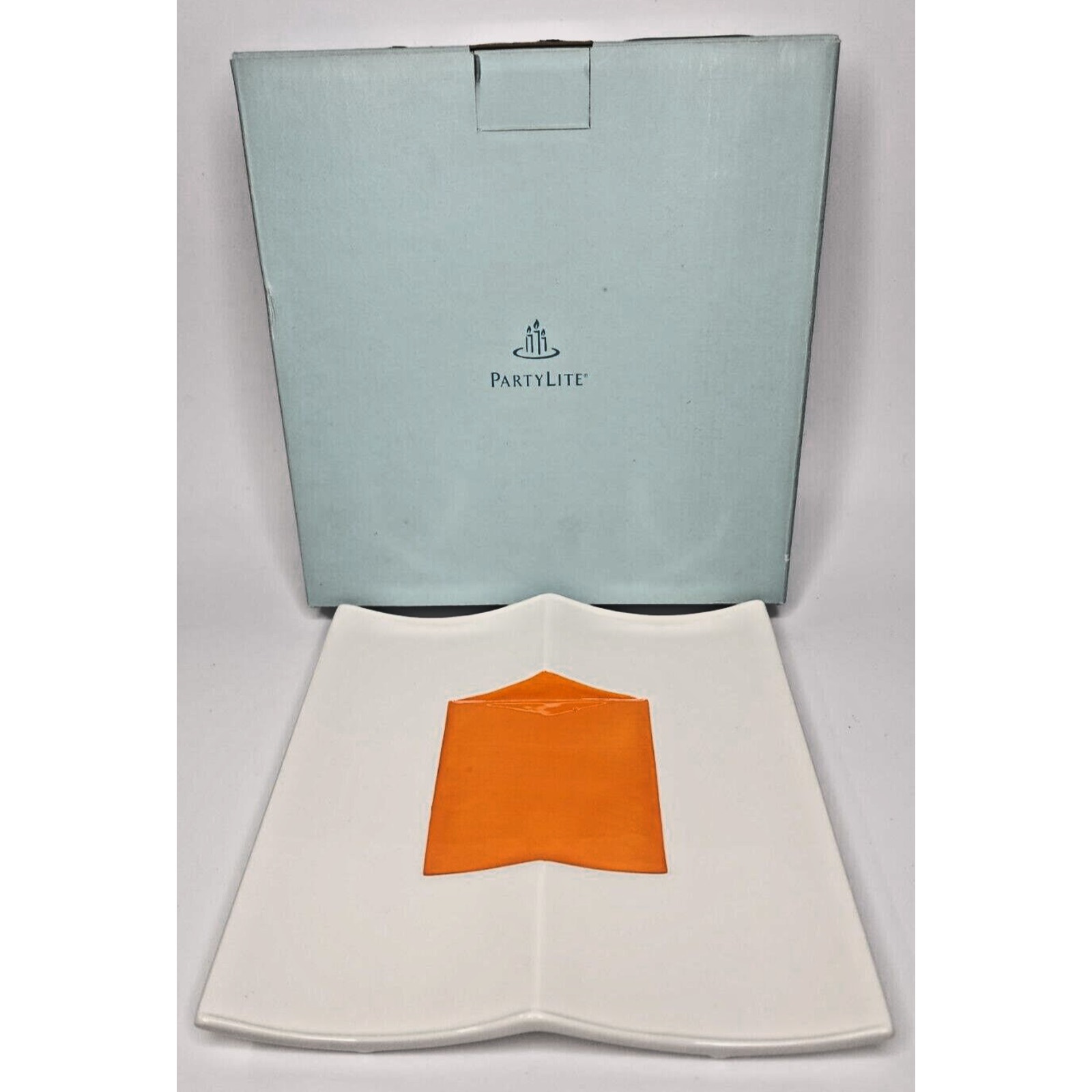 PartyLite Tapa Talk Pillar Holder Retired NIB P8753/P28B